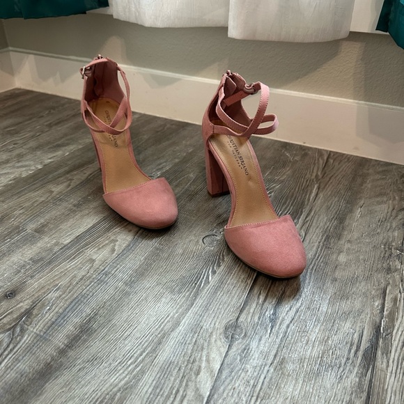 Pink chunky heels - Picture 2 of 3